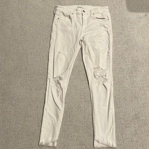 Joe’s Straight Leg White Jeans